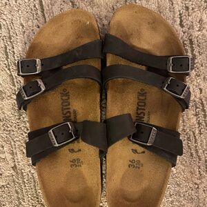 Birkenstock Dark Sandals with Buckles
